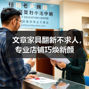 文章家具翻新不求人，专业店铺巧焕新颜（图1）
