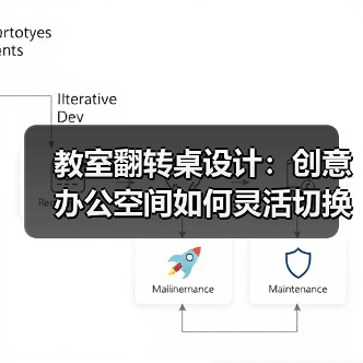 教室翻转桌设计:创意办公空间如何灵活切换?(图3) 教室翻转桌设计:创意办公空间如何灵活切换?(图3)