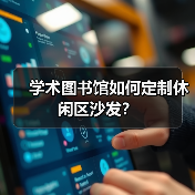 学术图书馆如何定制休闲区沙发？（图1）